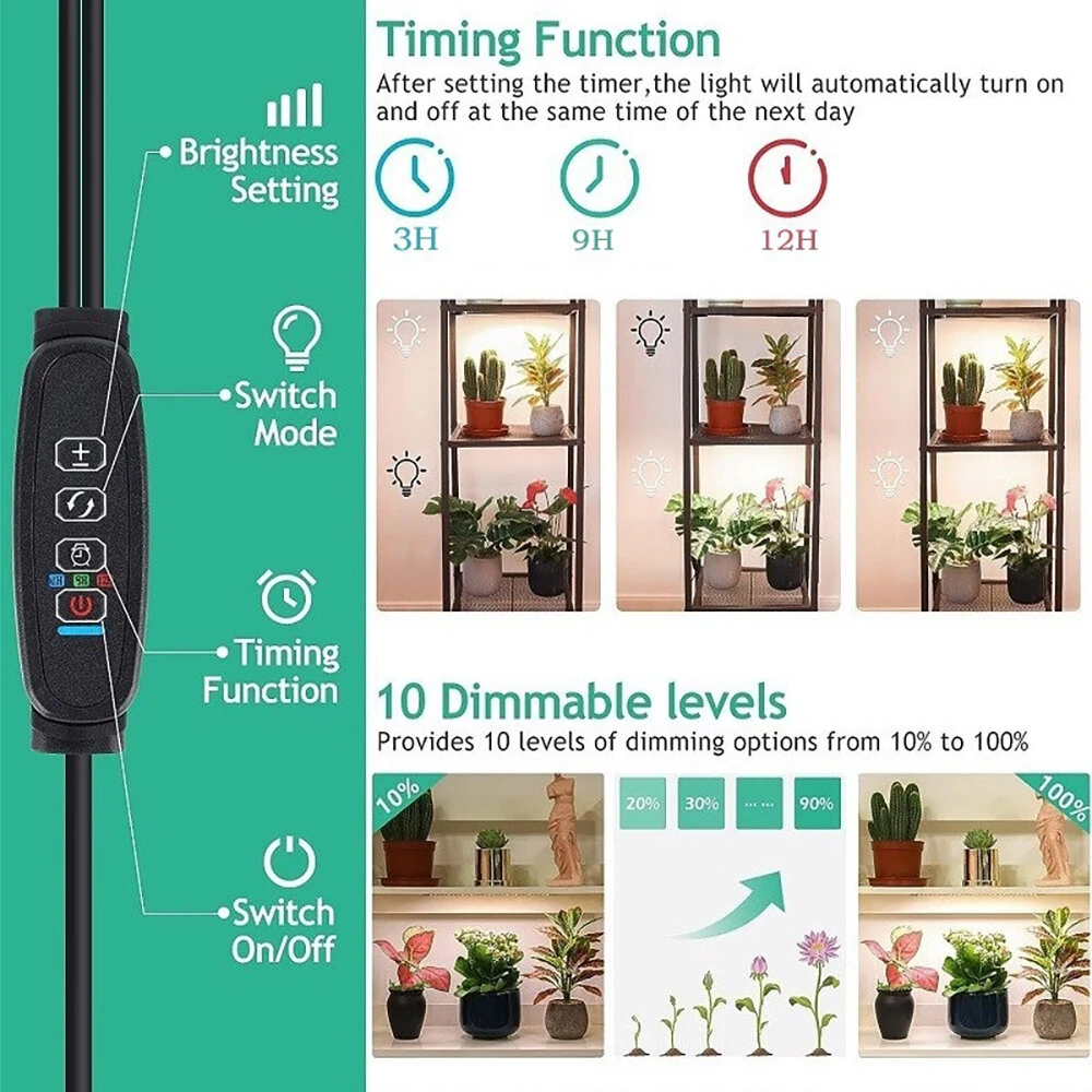 LED Quantum Board Plant Growth Lamp Indoor Aquarium Seedling Landscape Full Spectrum Green Plant Succulent Plant Fill Light — view 3