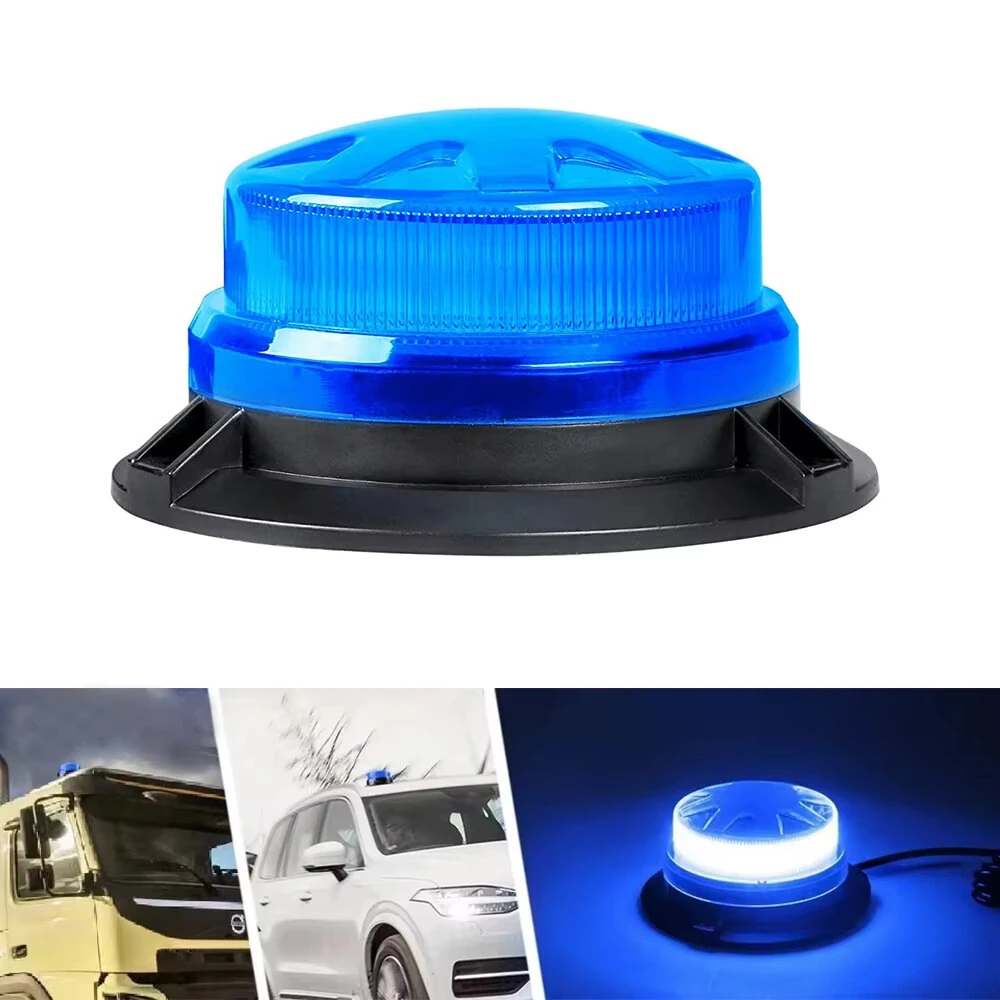 LED Roof Warning Beacon 12V-24V IP65 Waterproof High Brightness Multiple Modes Strobe Lights — view 9