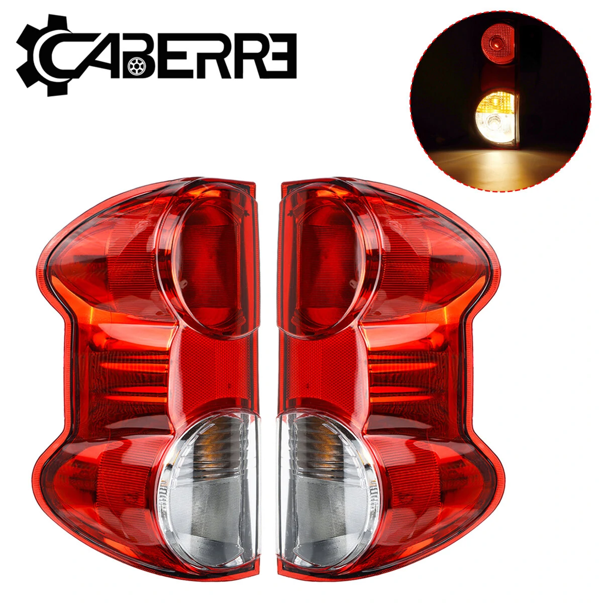 Left/Right Rear Tail Light Brake Lamp w/blubs Wiring Harness For Nissan NV200 2010-2019 RHD — view 9