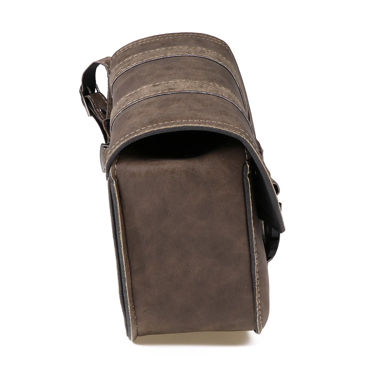 Left / Right Side Universal Saddlebag Storage Tool Bag W/ Bottle Holder PU Leather Waterproof Motorcycles Bag — view 5