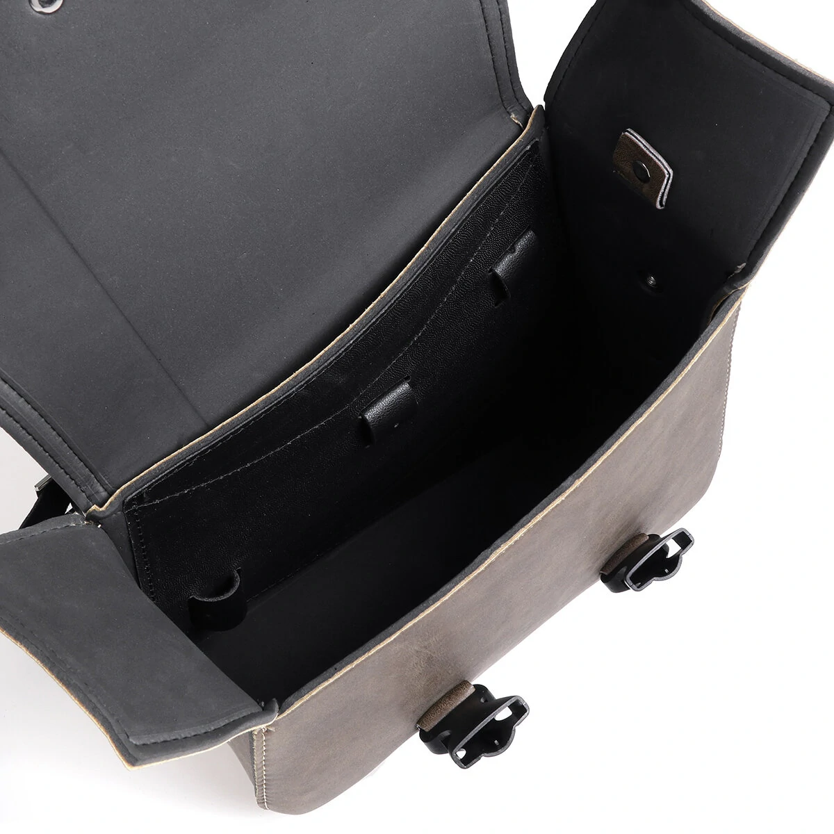 Left / Right Side Universal Saddlebag Storage Tool Bag W/ Bottle Holder PU Leather Waterproof Motorcycles Bag — view 7