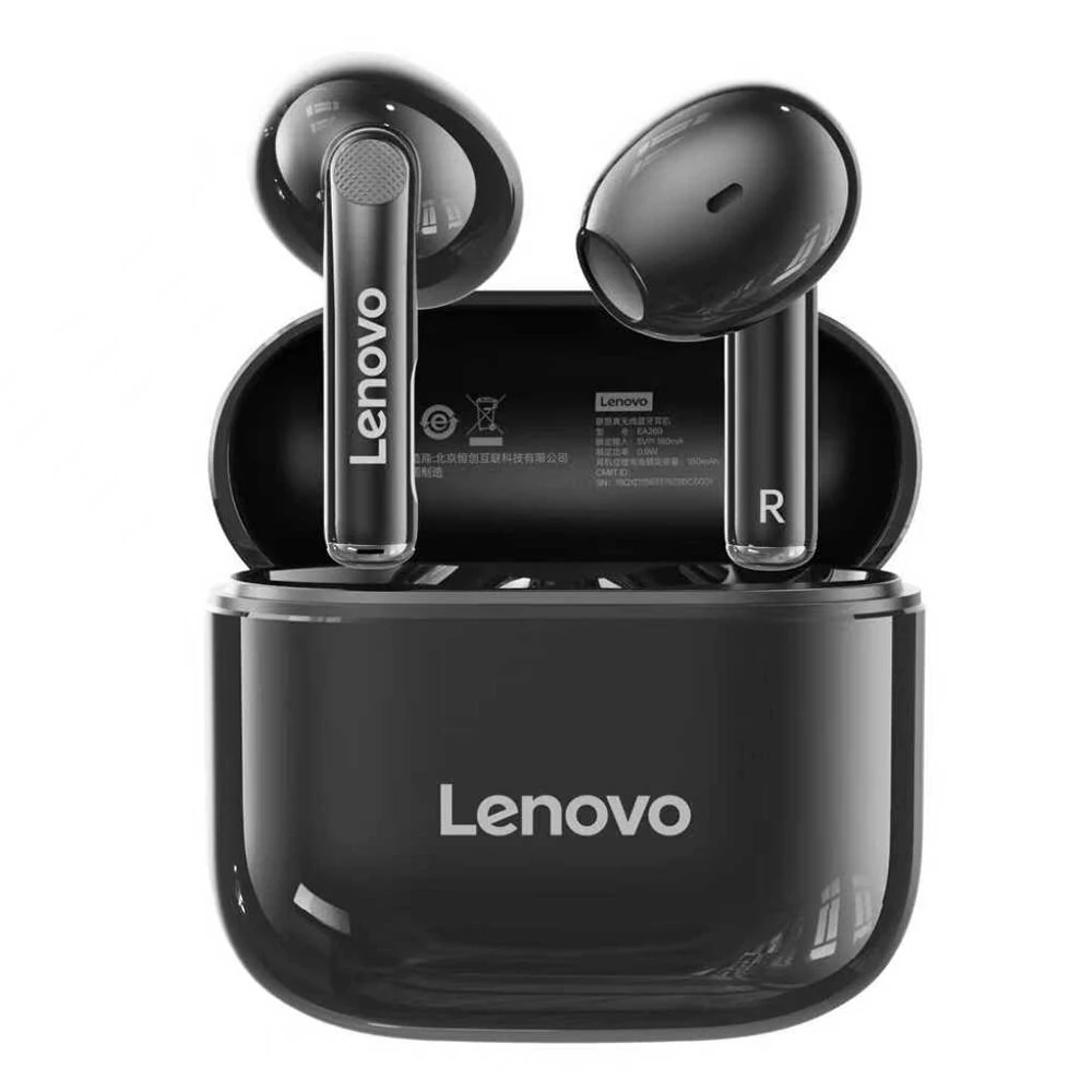LENOVO EA186 TWS Earbuds Wireless bluetooth 5.4 Earphone 13mm Composite Driver 360° Surround Sound 24H Playback IPX5 Waterproof Half-in-ear Sports Headphones