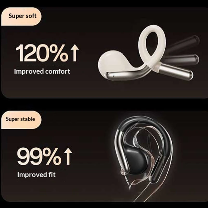 LENOVO EA360 Air Conduction Headset Wireless bluetooth 5.4 Earphone Deep Bass Touch Control Open-ear Earhooks Sports Headphones — view 5