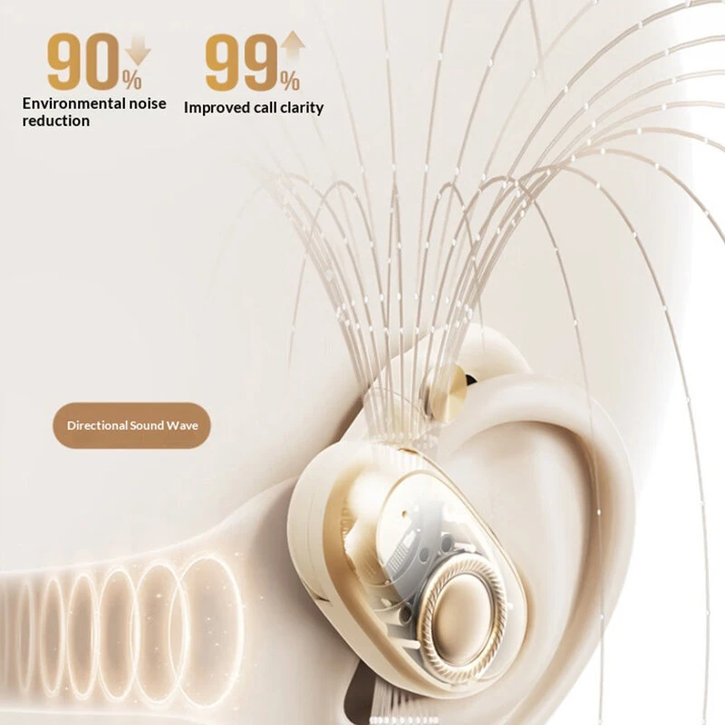 Lenovo EA366 Wireless Earhooks bluetooth Earphone 14.2mm Large Driver Unit Digital Display Low Delay Touch Control Earhooks Sports Headphones — view 5