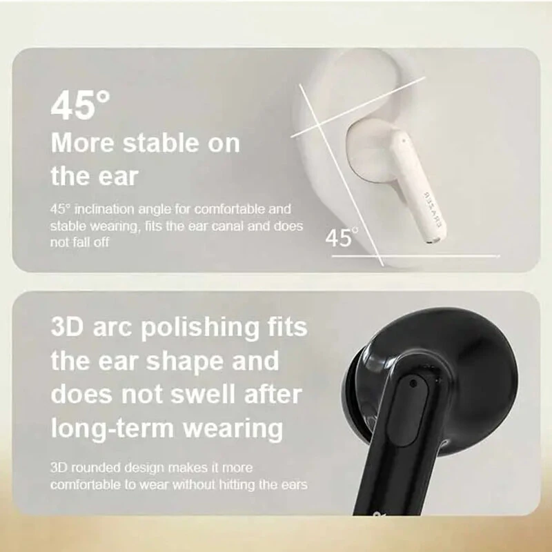 LENOVO ERAZER XT69PRO TWS Earbuds bluetooth 5.4 Earphone 13mm Dynamic Speaker Deep Bass 24H Playback Low Game Delay Ergonomics In-ear Sports Headphones — view 7