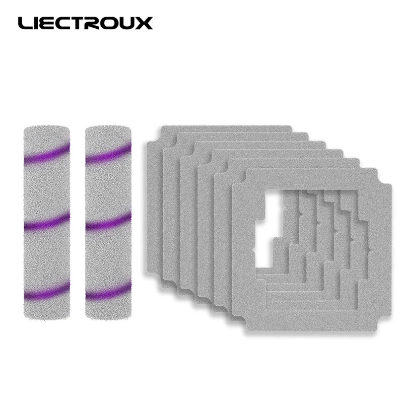 LIECTROUX S9 Window Cleaning Robot 6*Mop Cloth+ 2*Roller Brush,Accessories Kit — LIECTROUX