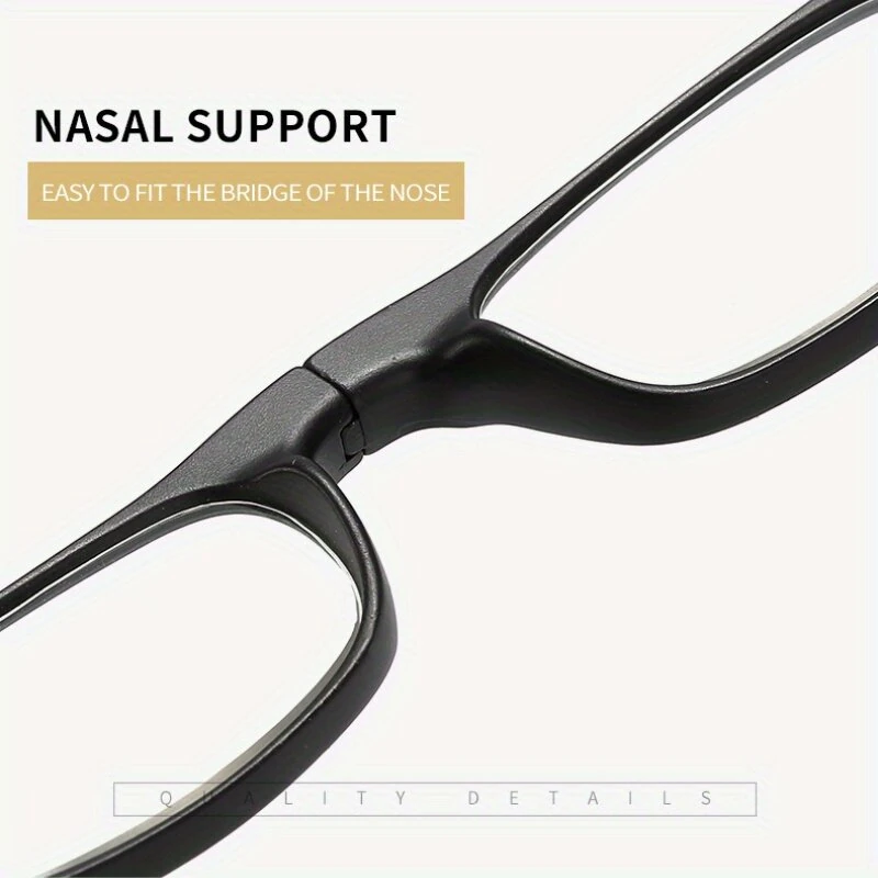 Lightweight Portable Soft Tape Hanging Neck Magnetic Reading Glasses Comfortable HD Anti-blue Light Presbyopia Glasses — view 6