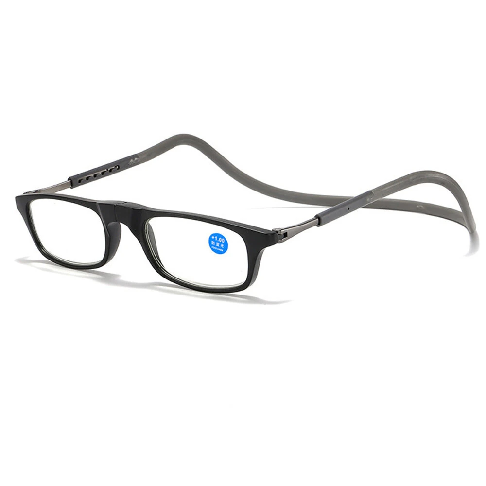Lightweight Portable Soft Tape Hanging Neck Magnetic Reading Glasses Comfortable HD Anti-blue Light Presbyopia Glasses — view 8