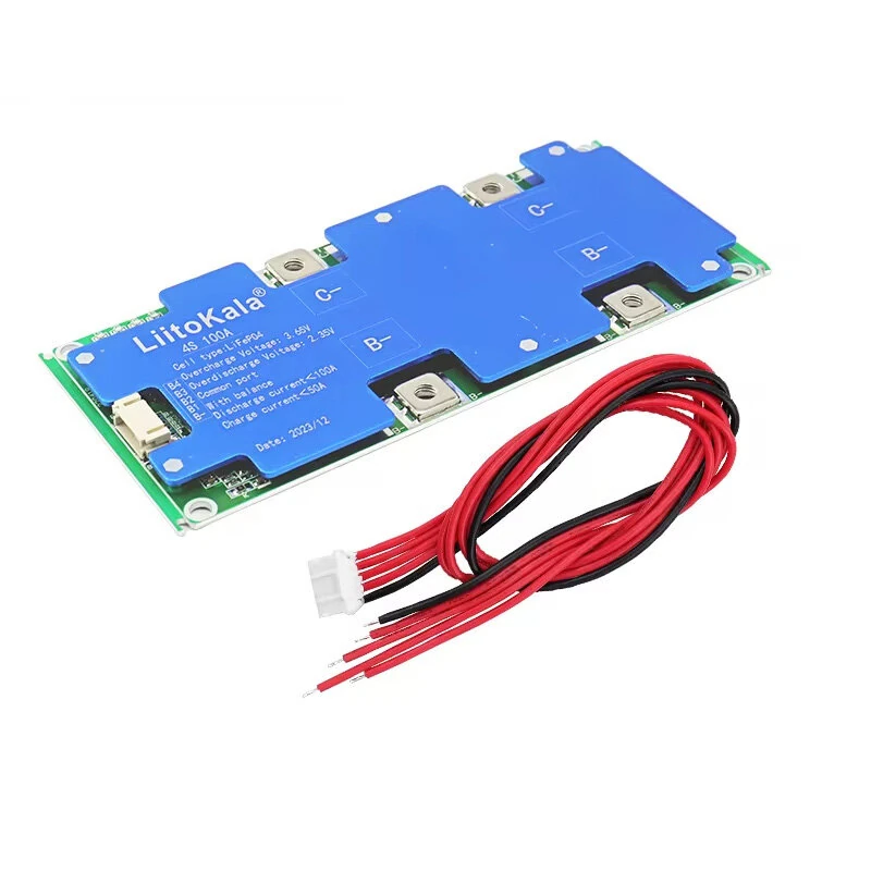LiitoKala 4S 12V 100A BMS LiFePO4 Battery Protection Board Balanced Charging Lithium Iron Phosphate Battery Management System — LiitoKala