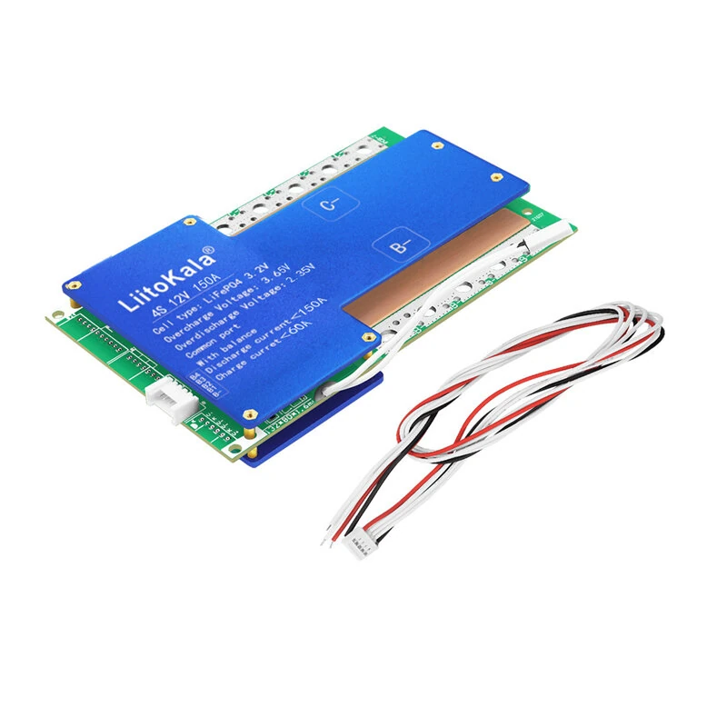 LiitoKala 4S 12V 150A 200A Smart Battery Management System LiFePO4 BMS Overcharge Protection High Current Capacity — LiitoKala