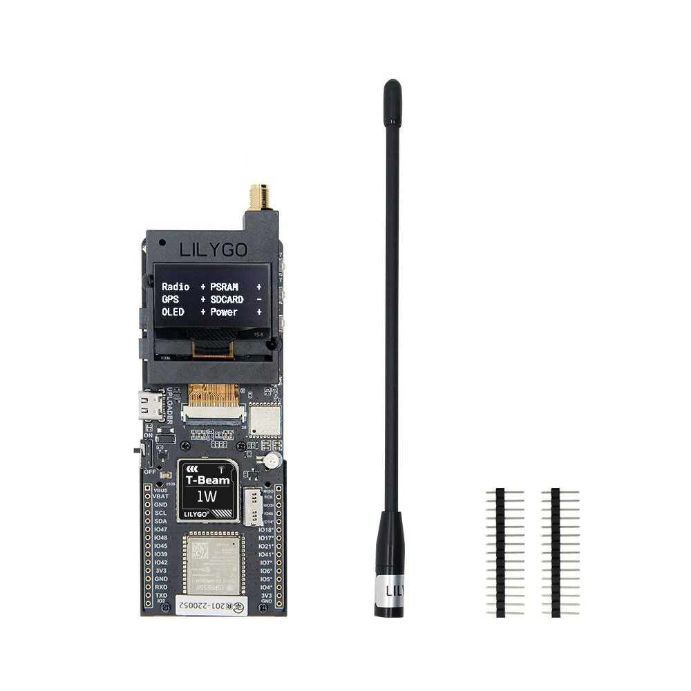 LILYGO T-Beam 1W ESP32-S3 LoRa GPS Module SX1262 1.3-Inch SH1106 OLED Wi-Fi & Bluetooth 5 AXP2101 F550 Battery Compatible — view 6