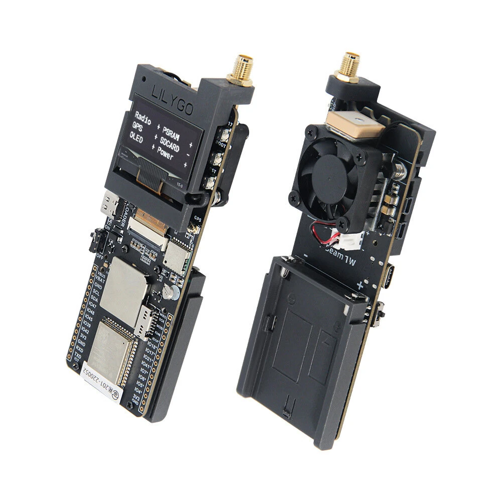 LILYGO T-Beam 868MHz 1W ESP32-S3 LoRa GPS Module SX1262 1.3-Inch SH1106 OLED Wi-Fi & Bluetooth 5 AXP2101 F550 Battery Compatible — view 2