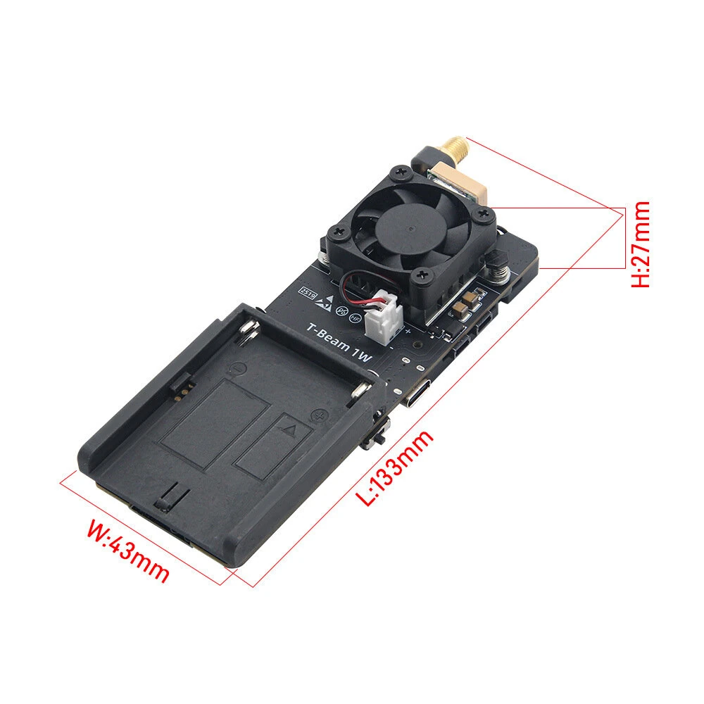 LILYGO T-Beam 868MHz 1W ESP32-S3 LoRa GPS Module SX1262 1.3-Inch SH1106 OLED Wi-Fi & Bluetooth 5 AXP2101 F550 Battery Compatible — view 5