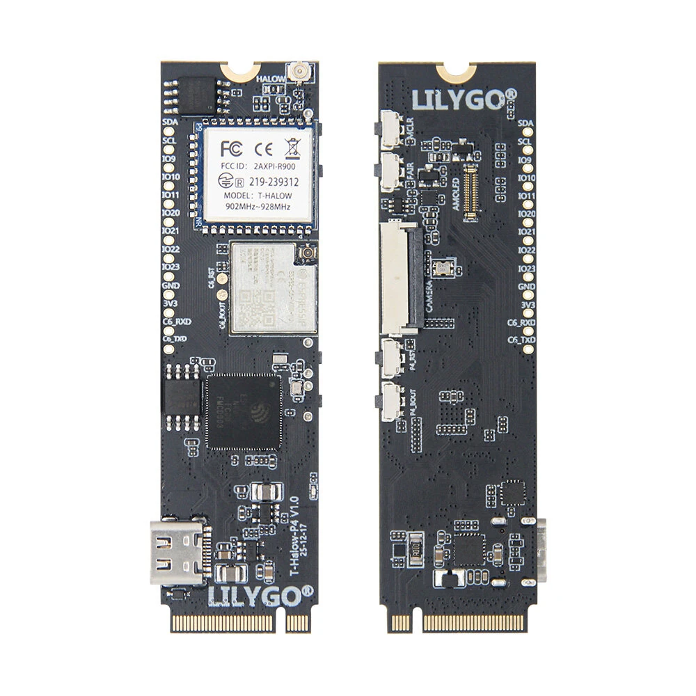 LILYGO T-Halow-P4 Development Board ESP32-P4 ESP32-C6 M.2 Slot Camera Interface WiFi Bluetooth Module — view 9