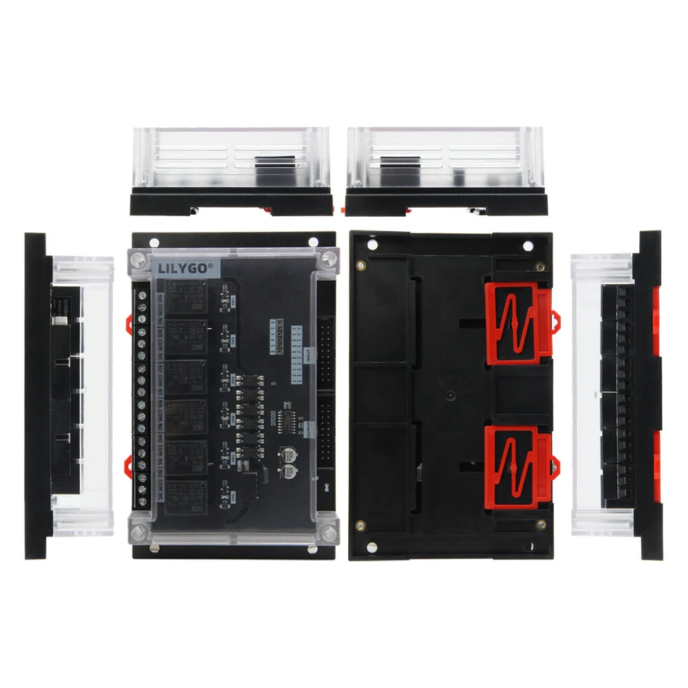 LILYGO® T-Relay-S3 ESP32-S3 6-Way 6CH Relay Development Board ESP32-S3-WROOM-1U Wireless Module WiFi Bluetooth Expandable LCD Display — view 4
