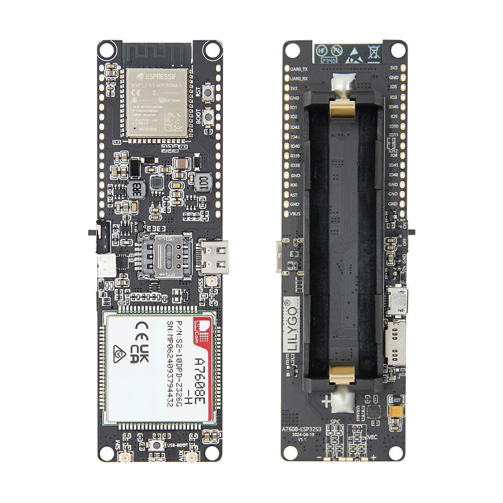 LILYGO T-SIM A7608E/A7608SA S3 Wireless Communication Module LTE GSM WiFi Bluetooth High Speed 4G Network GPS Antenna Development Board — image 1