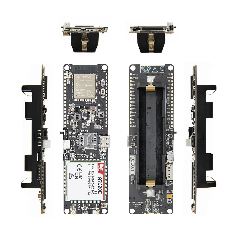 LILYGO T-SIM A7608E/A7608SA S3 Wireless Communication Module LTE GSM WiFi Bluetooth High Speed 4G Network GPS Antenna Development Board — view 2