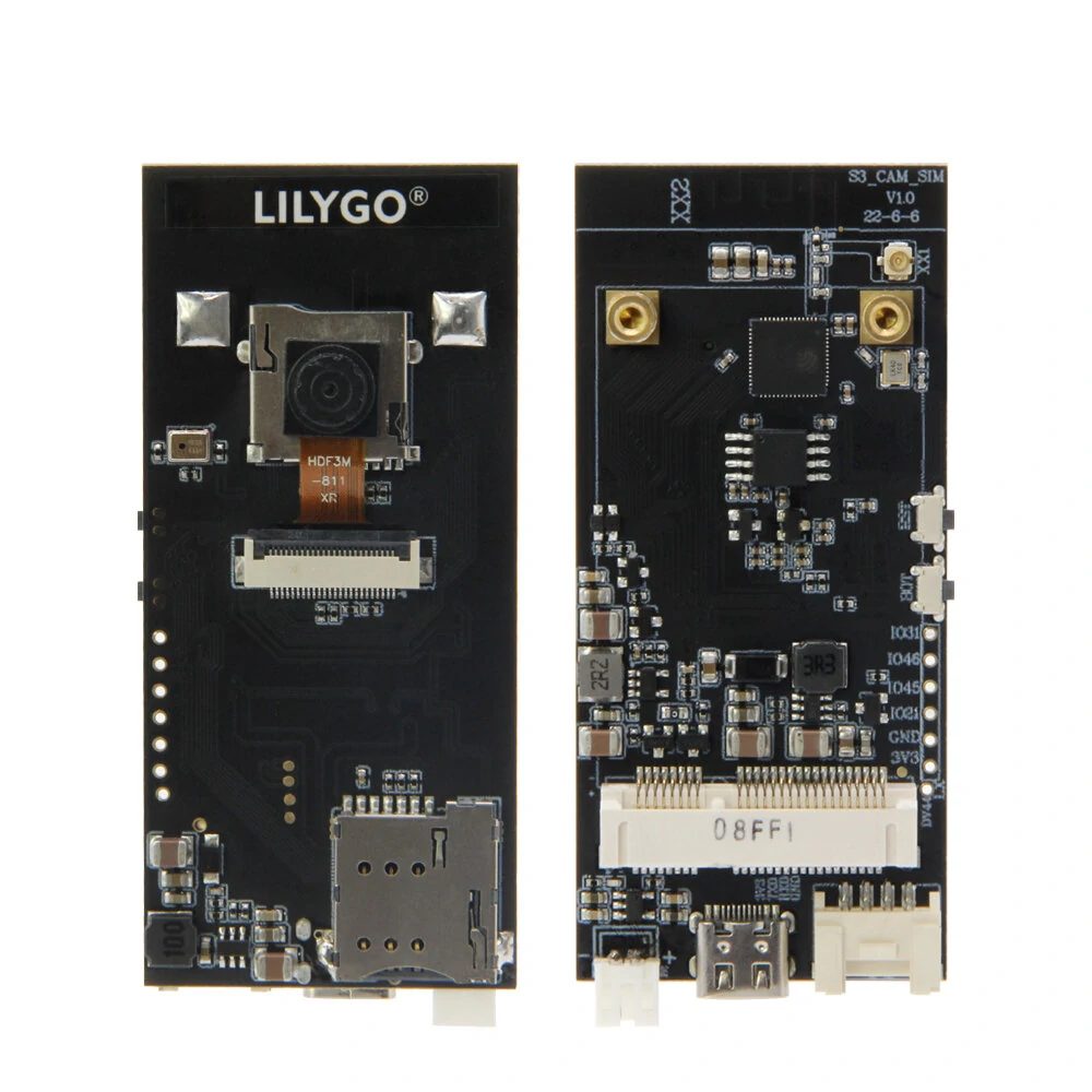 LILYGO® T-SIMCAM ESP32-S3 CAM Development Board WiFi Bluetooth 5.0 Wireless Module With OV2640 Camera TF Slot Adapt T-PCIE SIM — LILYGO