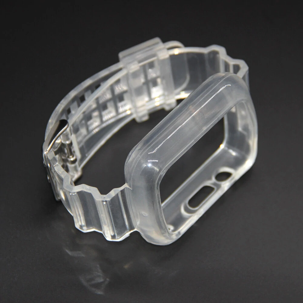 LILYGO® Transparent Silicone Watch Strap for T-Watch-S3 ESP32-S3 Programmable LoRa WiFi bluetooth PMU Touch Watch — view 4