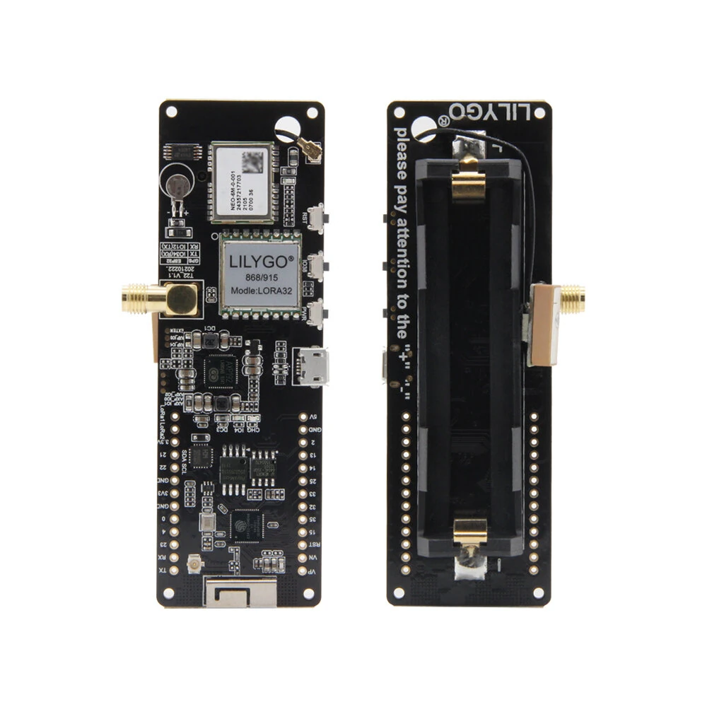 LILYGO® Meshtastic AXP2101 T-Beam 915Mhz SX1276 ESP32 LoRa Development Board WiFi Bluetooth OLED Display — LILYGO