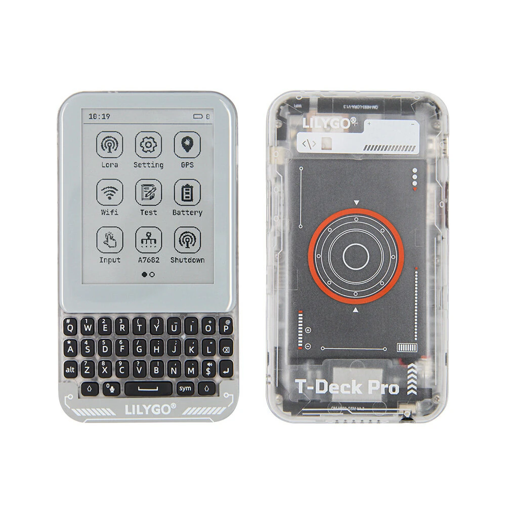 LILYGO® T-Deck Pro ESP32-S3 Development Board 4G/PCM5102A/LoRa/GPS E-Paper Touchscreen QWIIC Interface IoT Communication Device — view 2