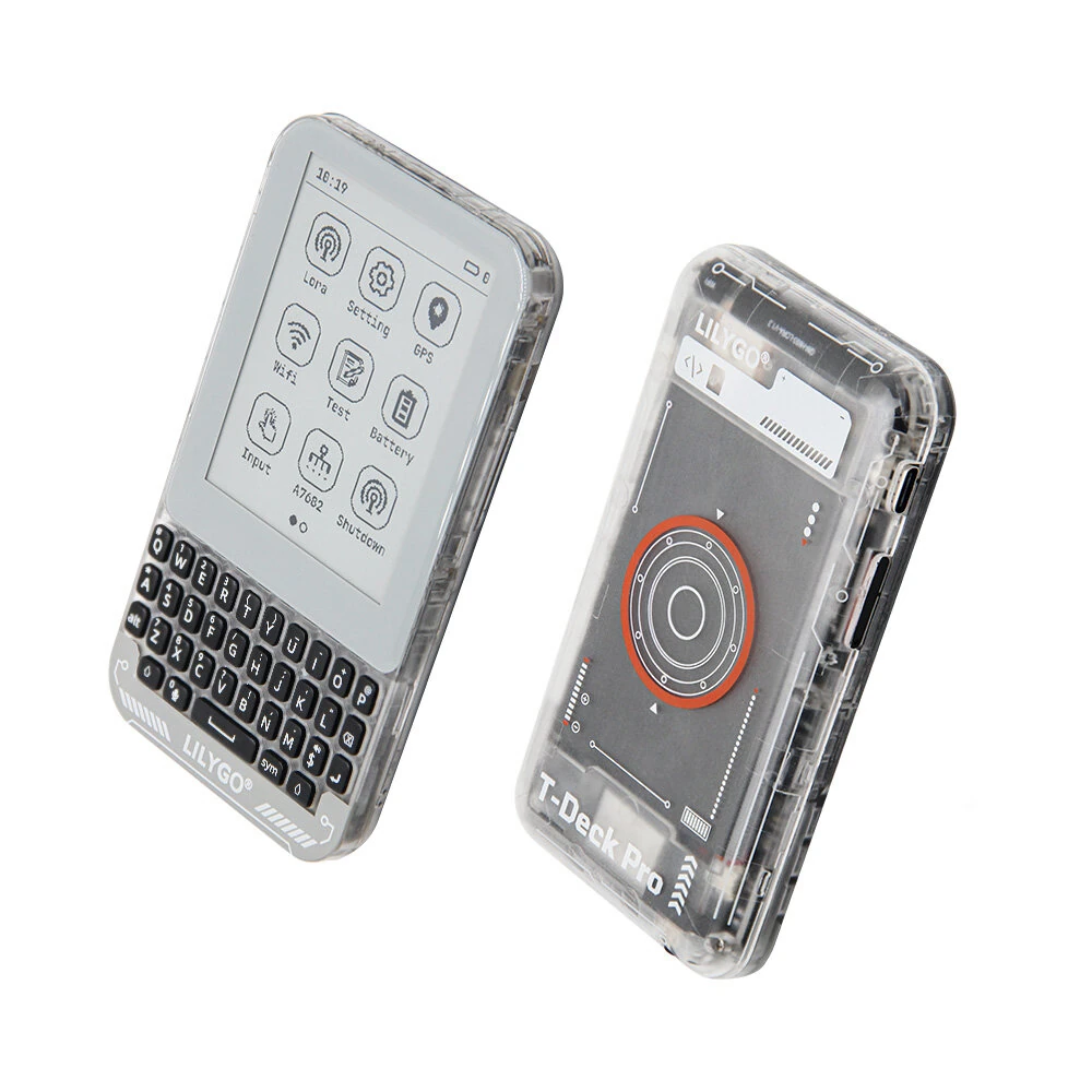 LILYGO® T-Deck Pro ESP32-S3 Development Board 4G/PCM5102A/LoRa/GPS E-Paper Touchscreen QWIIC Interface IoT Communication Device — view 6