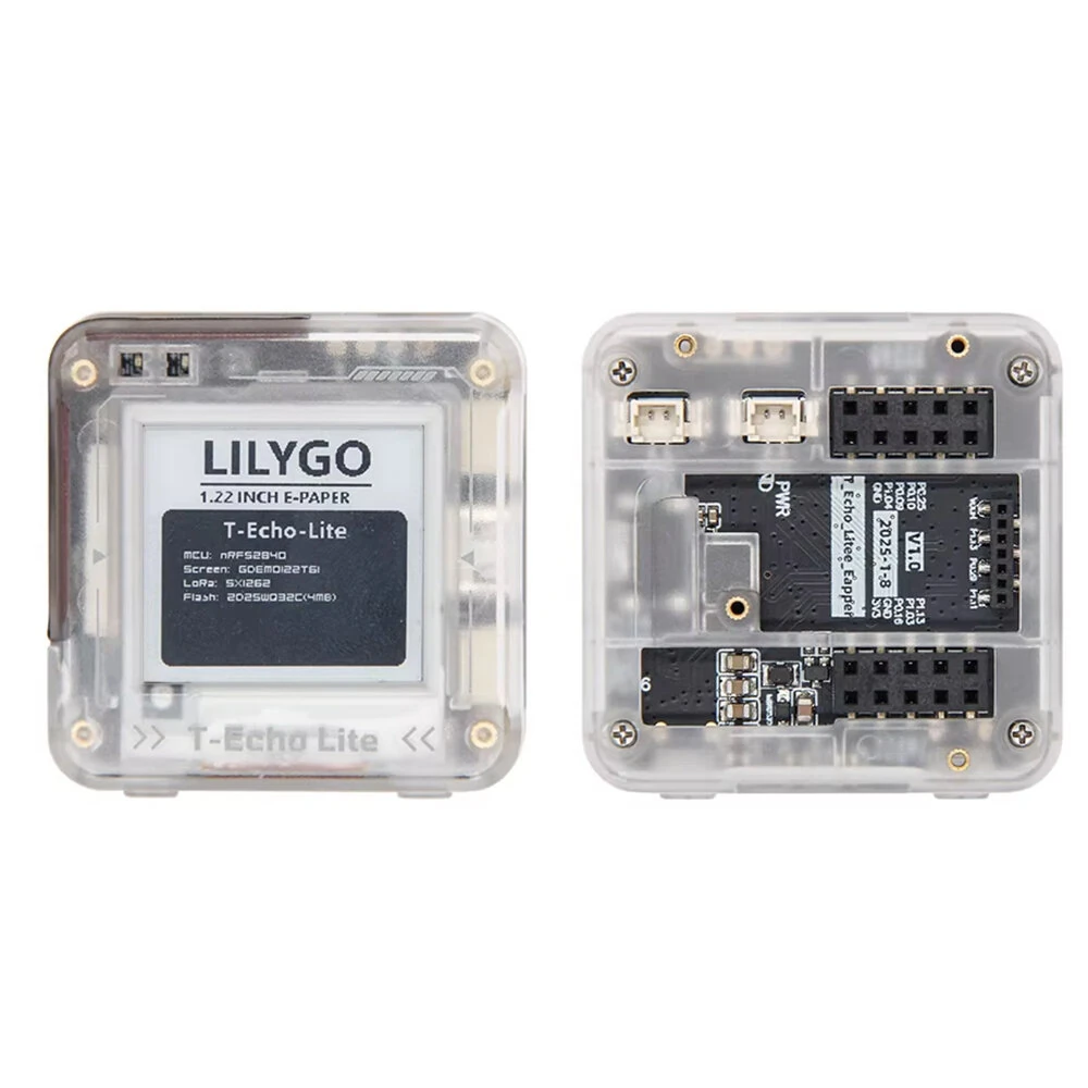 LILYGO® T-Echo Lite NRF52840 LoRa E-Paper Display 868MHz Ultra-Low Power Module GPS Expansion Development Board — view 2