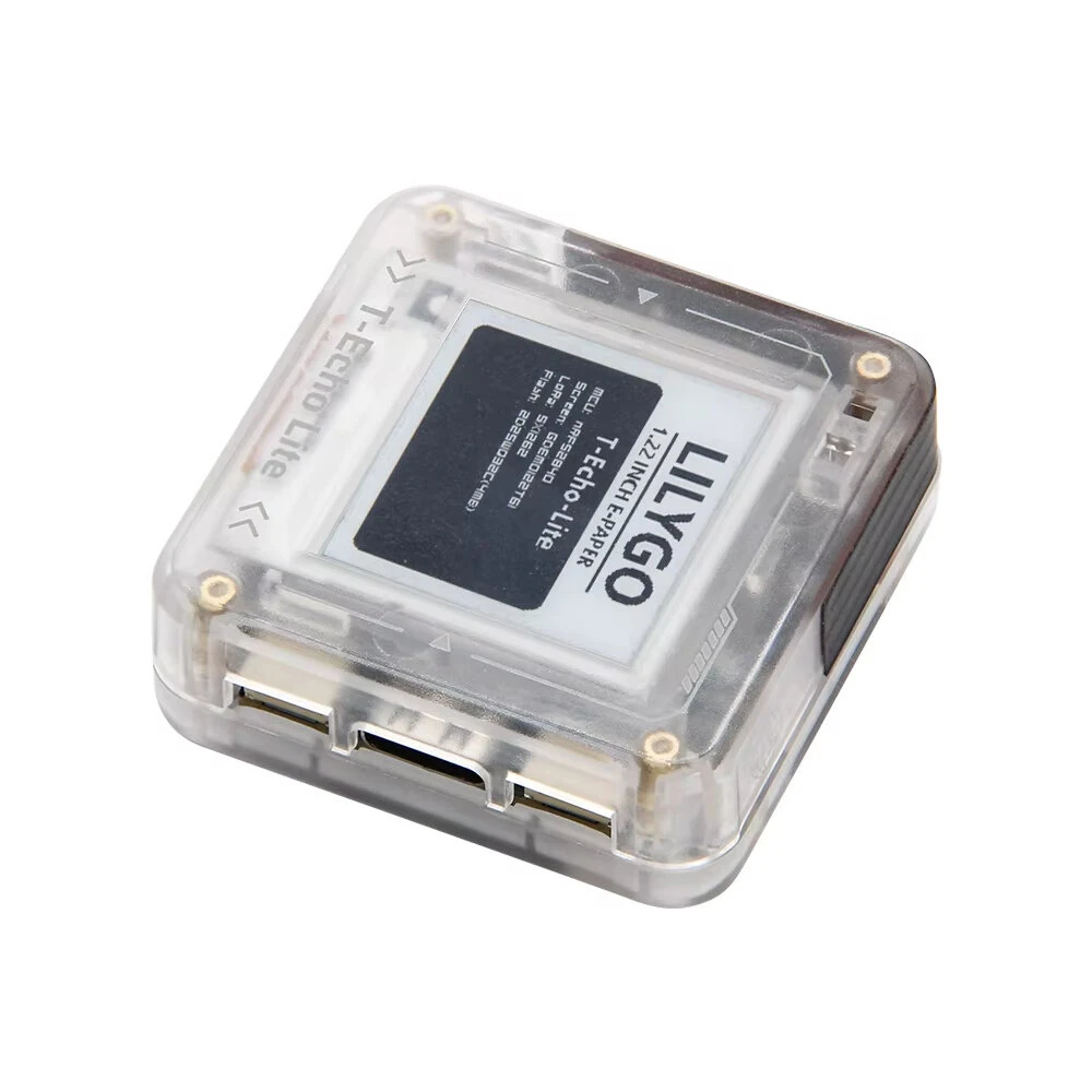 LILYGO® T-Echo Lite NRF52840 LoRa E-Paper Display 868MHz Ultra-Low Power Module GPS Expansion Development Board — view 3