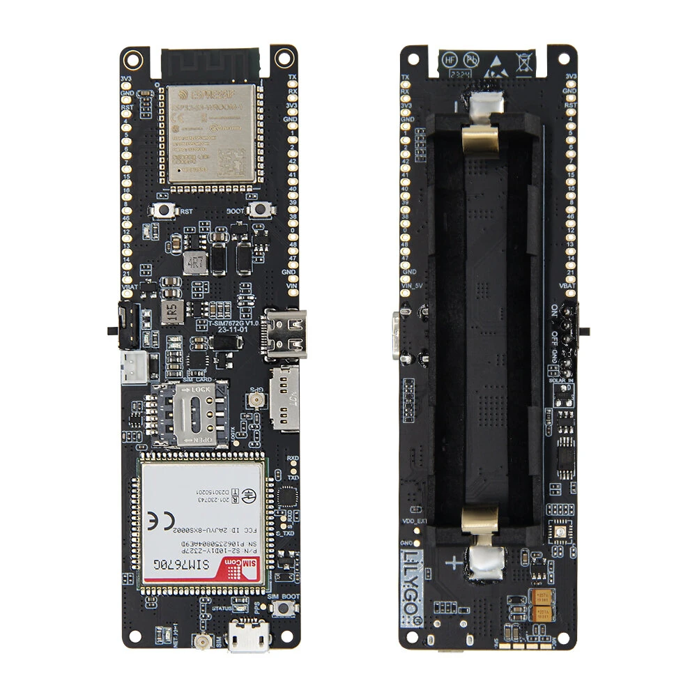 LILYGO® T-SIM7670G-S3 LTE 4G ESP32-S3 Development Board Cellular Module IOT Devices Low-power Long-range Communication — view 2