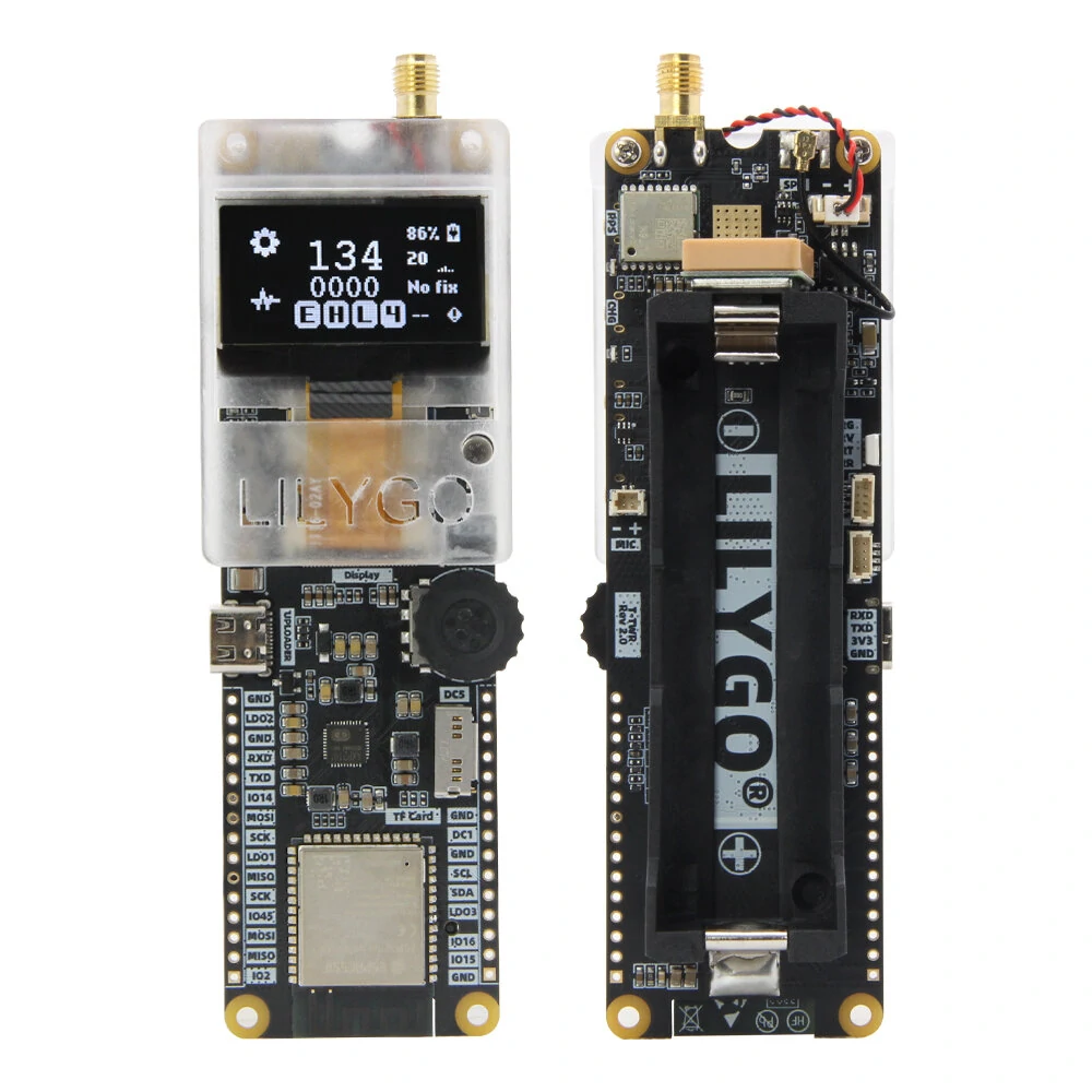 LILYGO® T-TWR Plus ESP32-S3 Walkie-Talkie Development Board OpenEdition Integrated WIFI Bluetooth OLED SA868 TF Card Battery