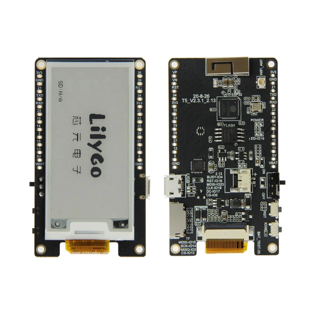 LILYGO® TTGO T5 WiFi Wireless Module bluetooth Base ESP-32 ESP32 2.13 e-Paper Display Development Board — LILYGO