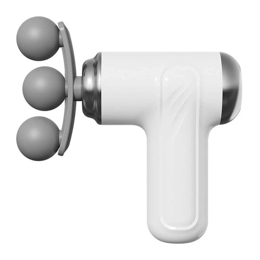 LM-130 Portable Mini Massage Gun Pro+ 24W Muscle Relaxation Massager 6 Speeds 9 Heads Quiet Deep Tissue Massager — Pricio