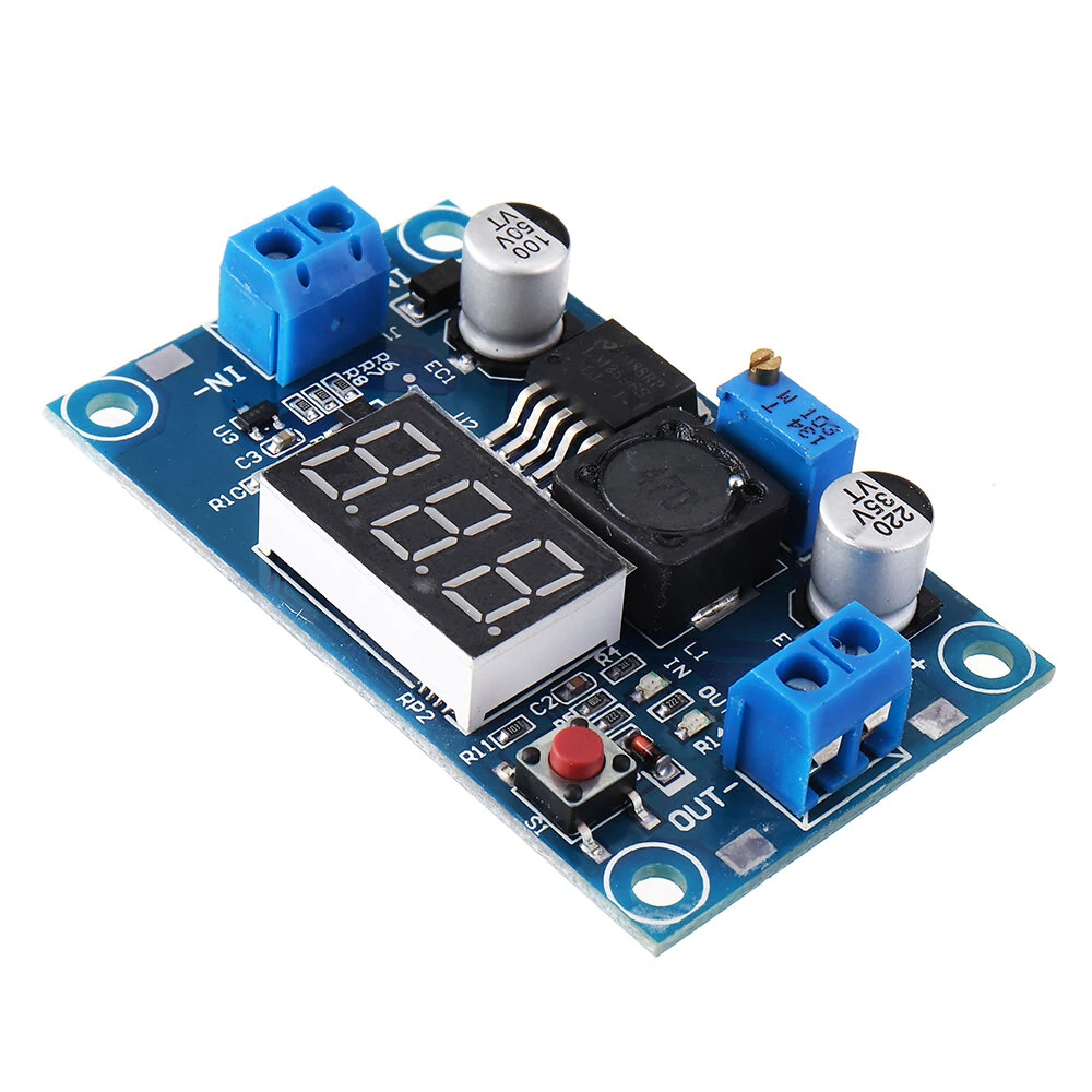LM2596 DC-DC Voltage Regulator Adjustable Step Down Power Supply Module With Display — view 10