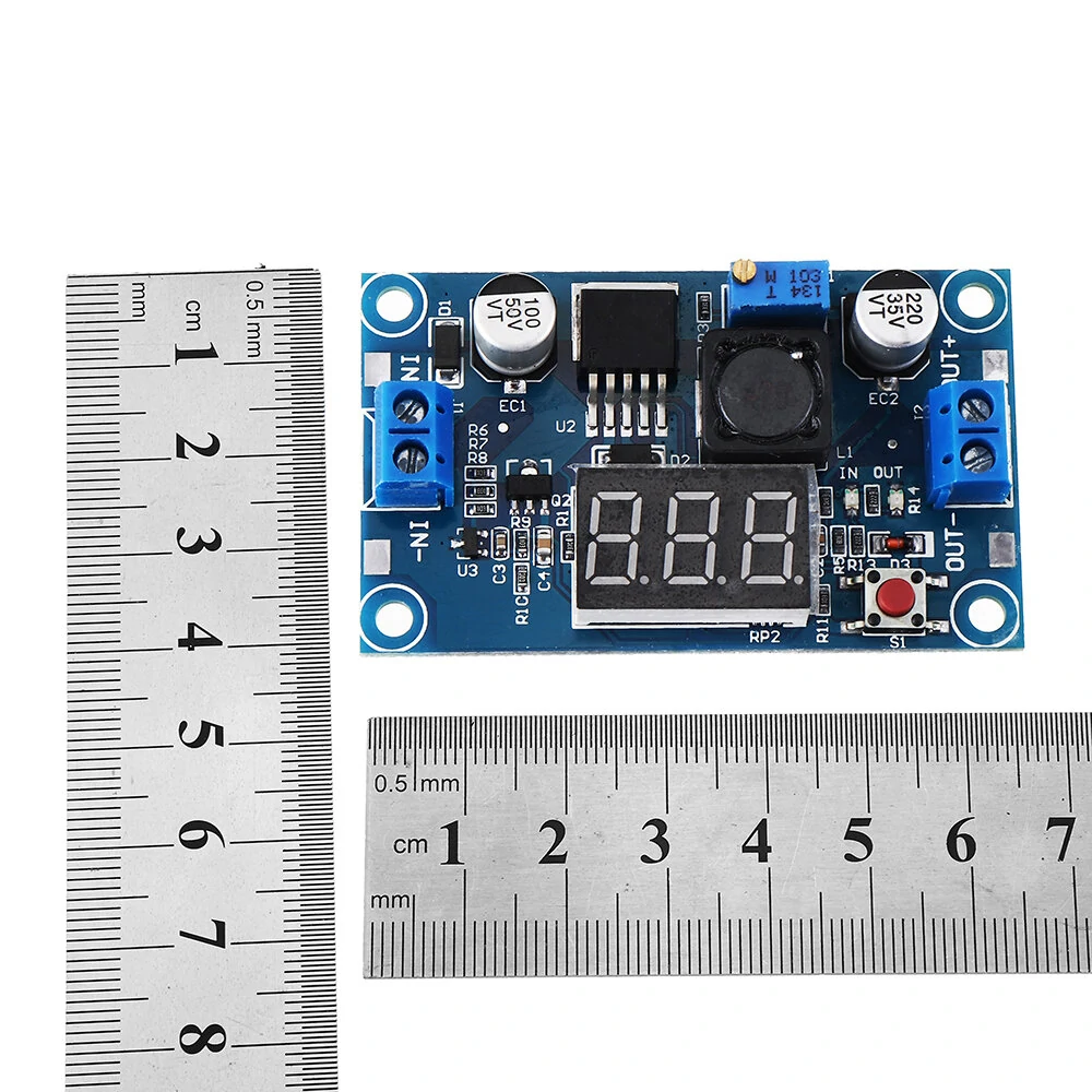 LM2596 DC-DC Voltage Regulator Adjustable Step Down Power Supply Module With Display — view 6