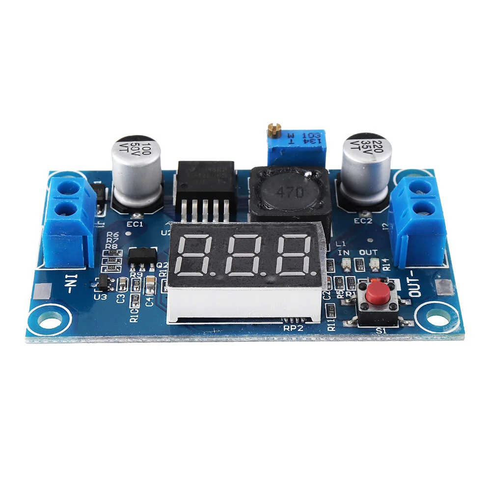 LM2596 DC-DC Voltage Regulator Adjustable Step Down Power Supply Module With Display — view 7