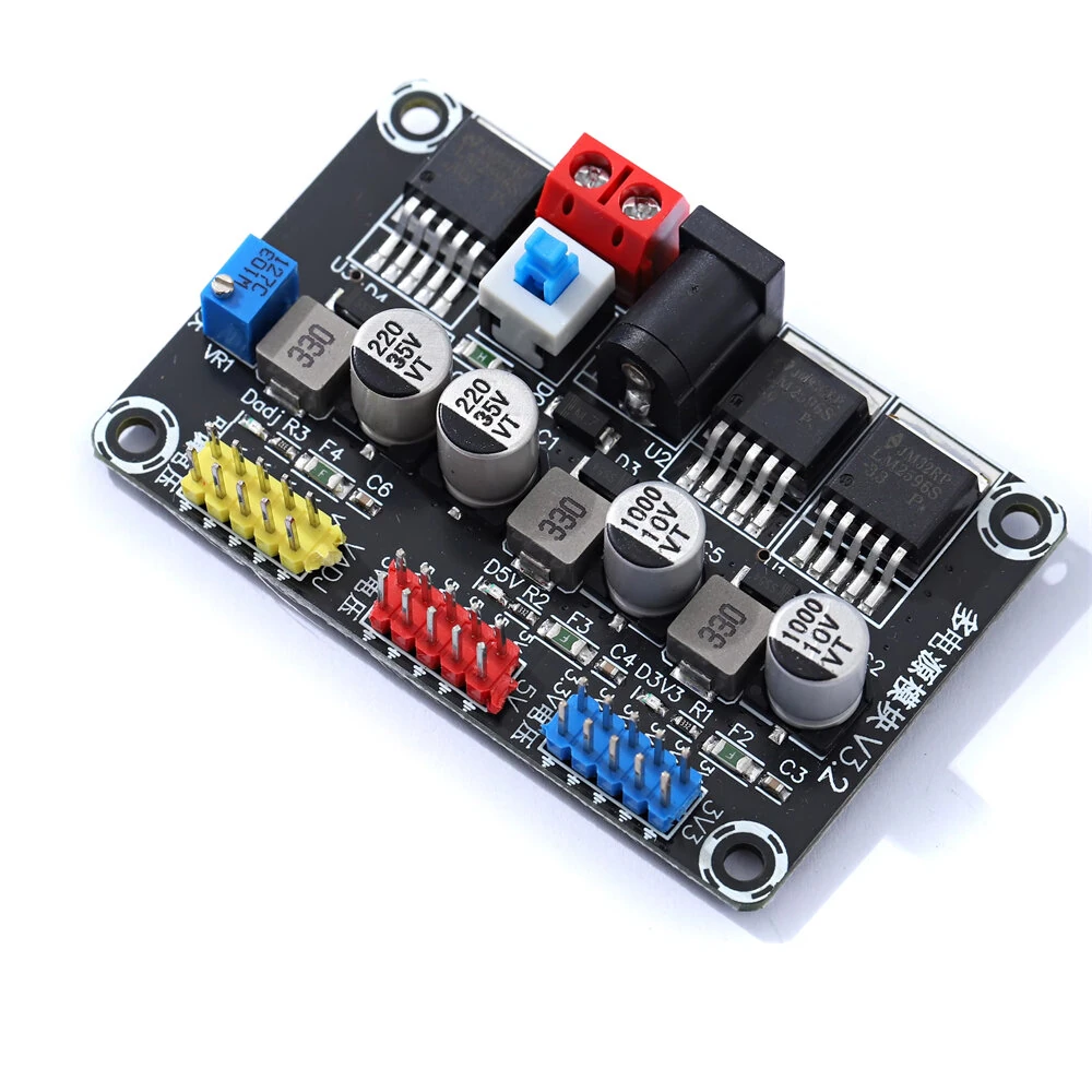 LM2596 Regulated Power Supply Module DC7-25V to DC3.3V 5V Adjustable Regulator Electric Racing Robotics Laboratory — view 2