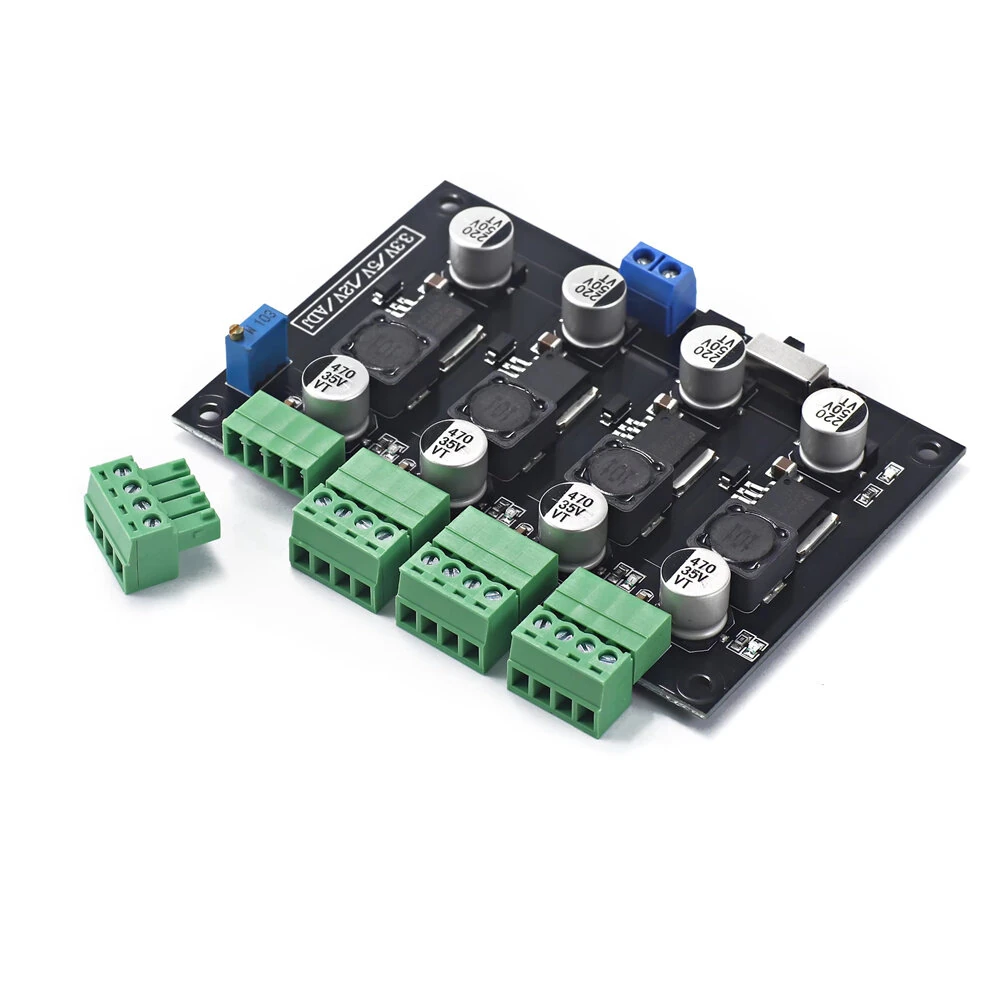 LM2596 Switching Power Supply Module 3.3V 5V 12V ADJ Adjustable Voltage Output 3A High Efficiency Low Noise for Industrial LED Automation Control — view 2