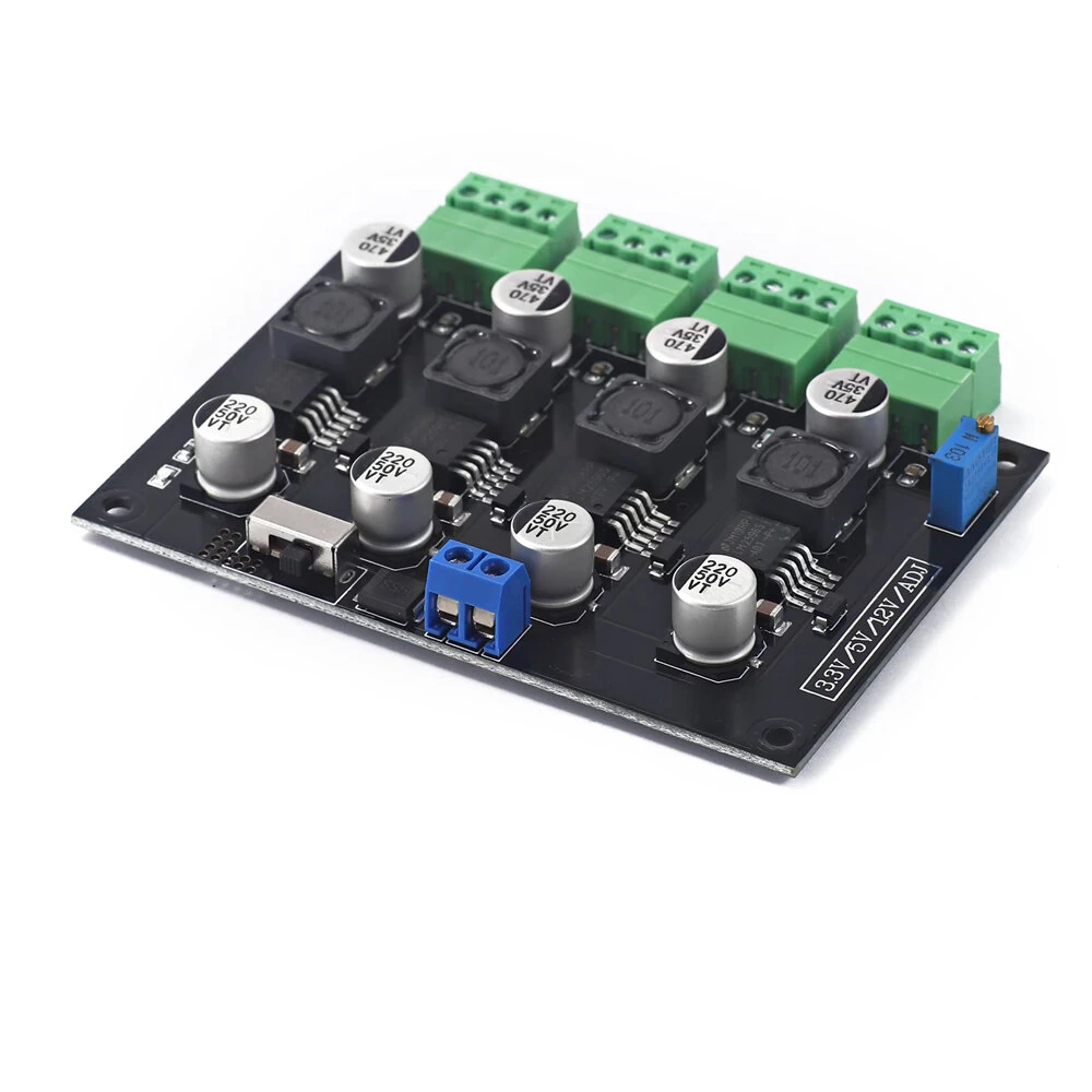 LM2596 Switching Power Supply Module 3.3V 5V 12V ADJ Adjustable Voltage Output 3A High Efficiency Low Noise for Industrial LED Automation Control — view 3