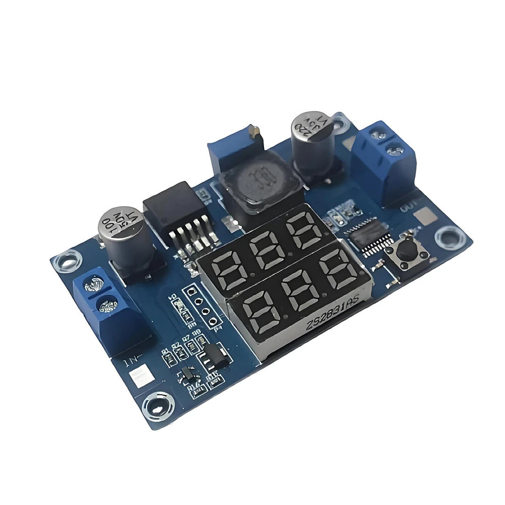 LM2596 XL4015 5A 3A Voltage Current Dual Digital Display Buck Converter 2.5-35V Input 1.25-35V Output High Efficiency Voltage Regulator Module — view 3