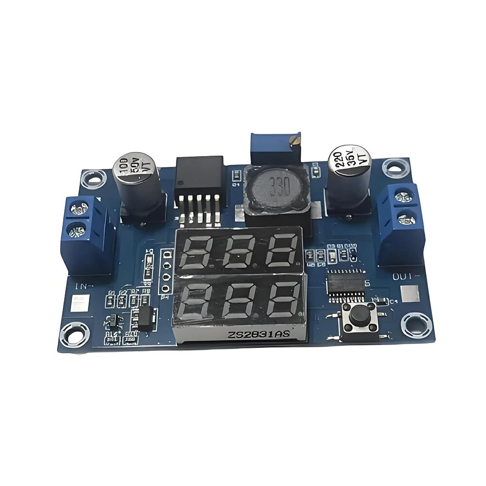 LM2596 XL4015 5A 3A Voltage Current Dual Digital Display Buck Converter 2.5-35V Input 1.25-35V Output High Efficiency Voltage Regulator Module — view 4