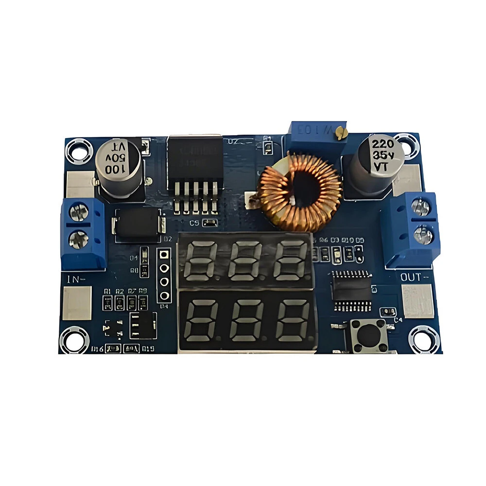 LM2596 XL4015 5A 3A Voltage Current Dual Digital Display Buck Converter 2.5-35V Input 1.25-35V Output High Efficiency Voltage Regulator Module — view 5