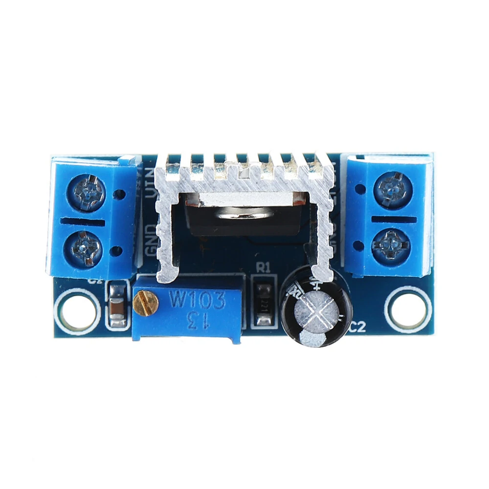 LM317 DC-DC Converter Buck Step Down Module Linear Regulator Adjustable Voltage Regulator Power Supply Board — view 3