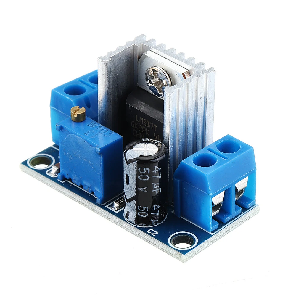 LM317 DC-DC Converter Buck Step Down Module Linear Regulator Adjustable Voltage Regulator Power Supply Board — view 5