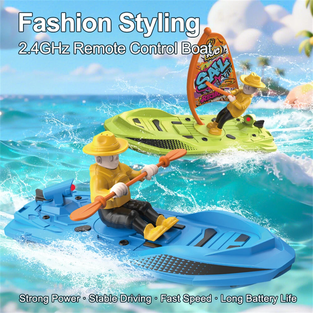 LMRC LM13-F LM13-G RTR 2.4G RC Boat Motorboat Remote Control Racing Ship Waterproof Speedboat Toys Vehicle Models — view 5