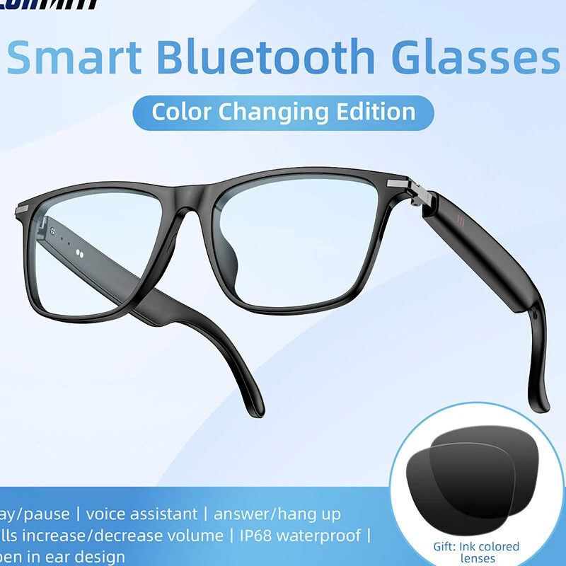 LOKMAT M01 Smart Glasses BT5.4 Open Ear Wireless Sunglasses IP68 Waterproof Sports Voice Assistant Detachable Lenses 35g Lightweight — view 2