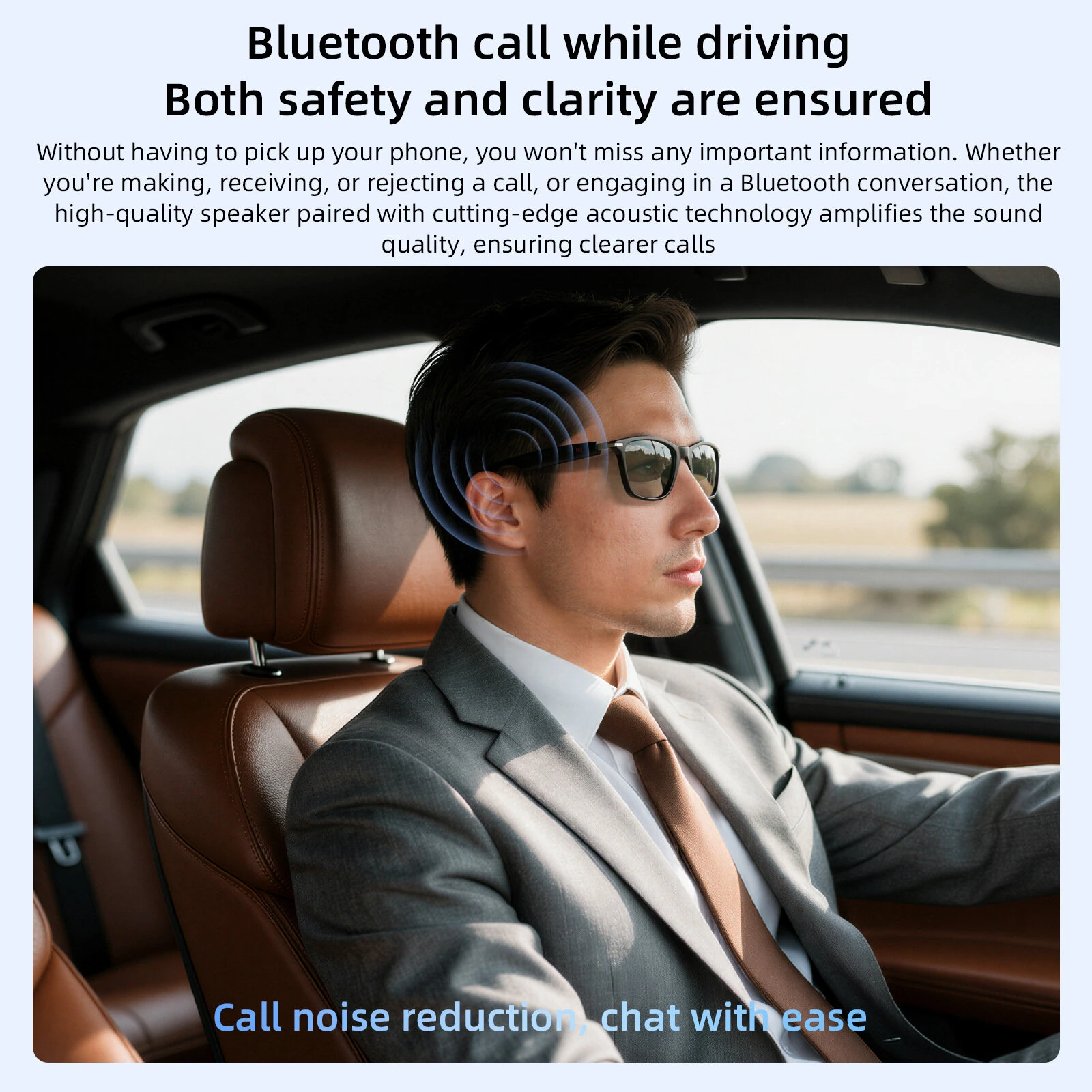 LOKMAT M01 Smart Glasses BT5.4 Open Ear Wireless Sunglasses IP68 Waterproof Sports Voice Assistant Detachable Lenses 35g Lightweight — view 5