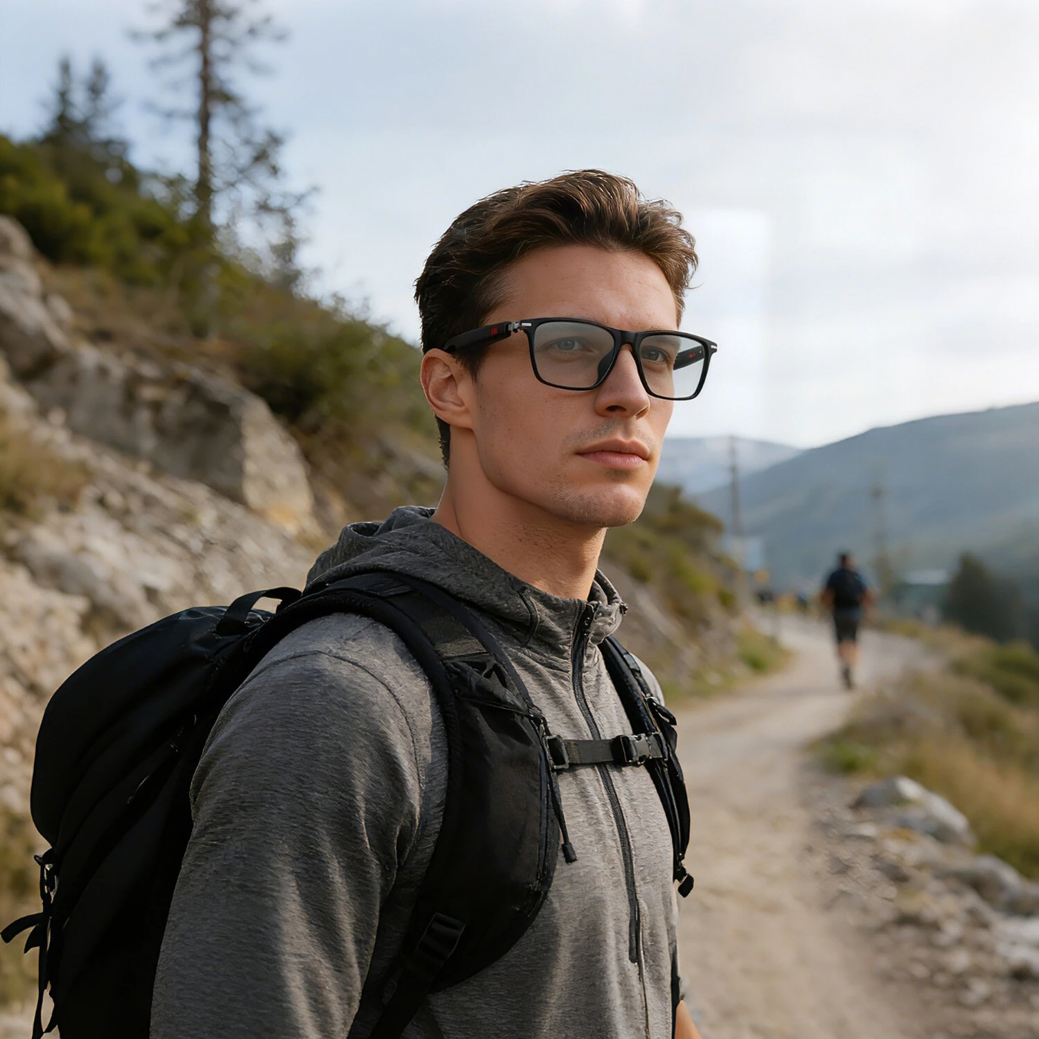 LOKMAT M01 Smart Glasses BT5.4 Open Ear Wireless Sunglasses IP68 Waterproof Sports Voice Assistant Detachable Lenses 35g Lightweight — view 7