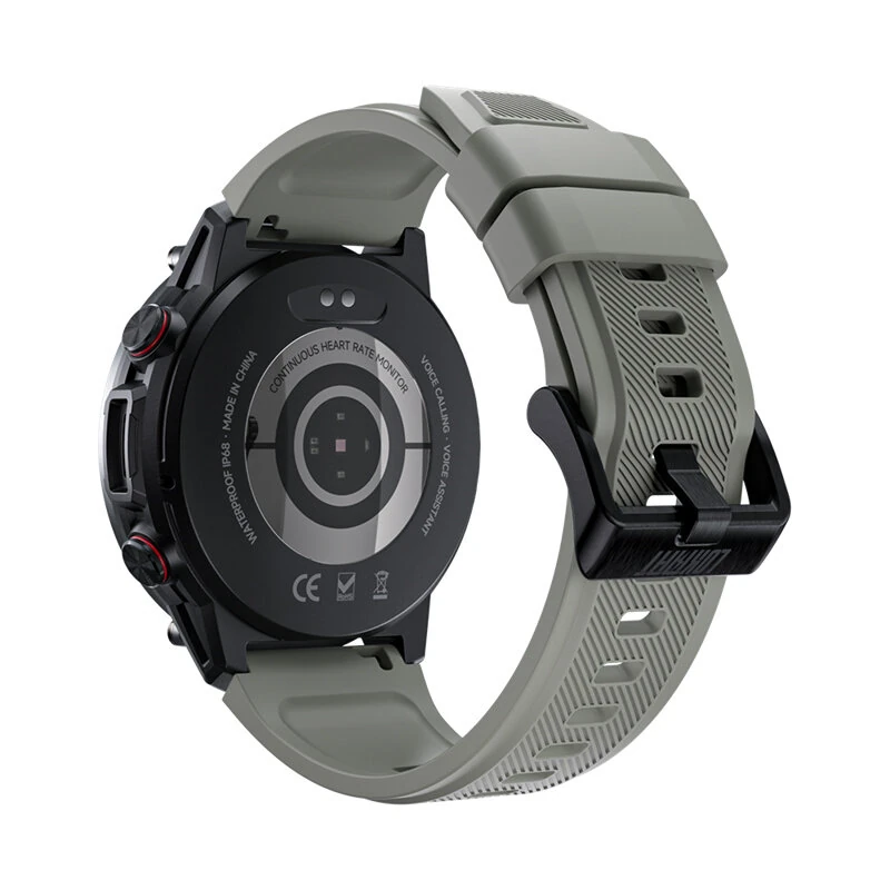 LOKMAT ZEUS 4 PRO 1.43inch AMOLED Display 5ATM Waterproof AI Voice Assistant bluetooth Call Heart Rate Blood Pressure Blood Oxygen Monitor Sleep Monitoring Body Temperature Detection Multi-sport Modes Music Playback Smart Watch — view 9