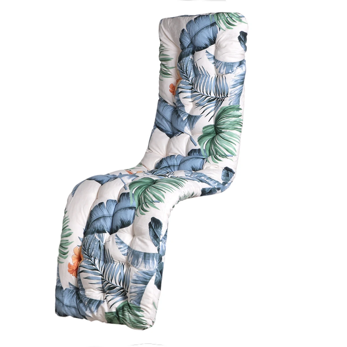 Lounge Chair Cushion Tufted Soft Deck Chaise Padding Outdoor Patio Pool Recliner — view 5