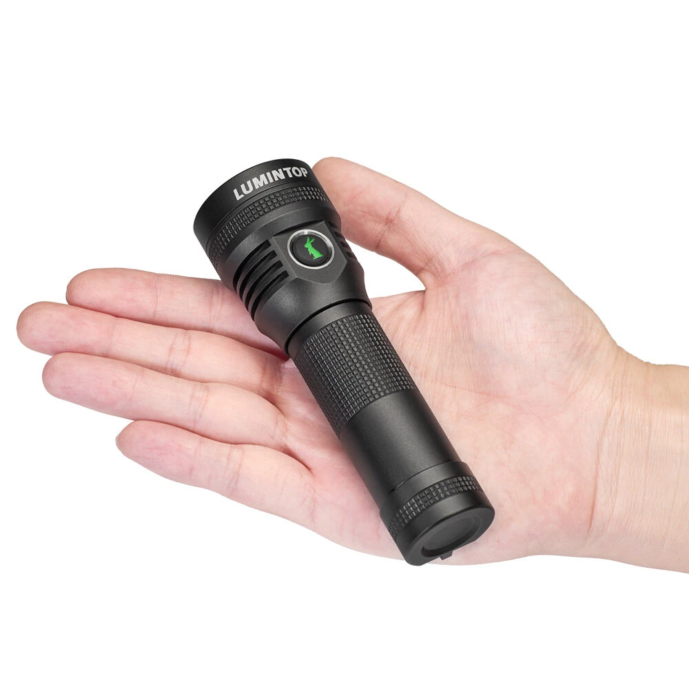 Lumintop D2 1000LM 475m Type-C USB Rechargeable LED Flashlight IPX8 Waterproof Super Bright Night Riding Bike Light 21700 LED Torch — view 5